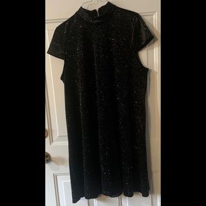 Chelsea & Theodore Sz 1x black night dress